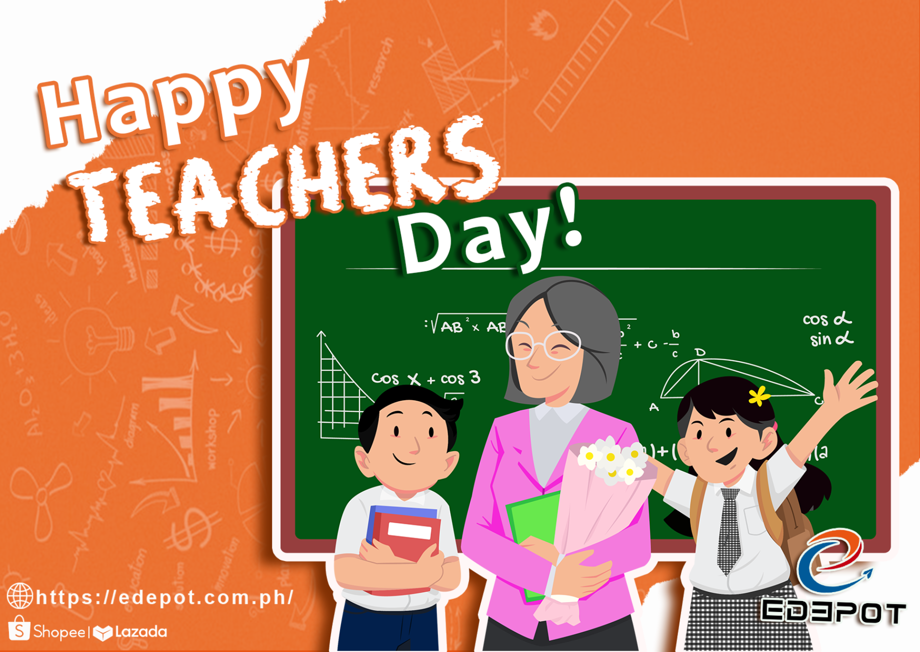 HAPPY WORLD/NATIONAL TEACHERS' DAY! eDepot Wholesale Everyday Items